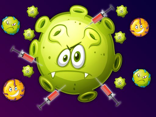 Kill The Coronavirus - browser game screenshot
