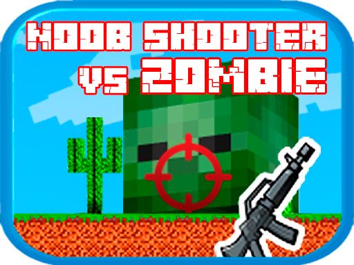 Noob shooter vs Zombie - browser game screenshot