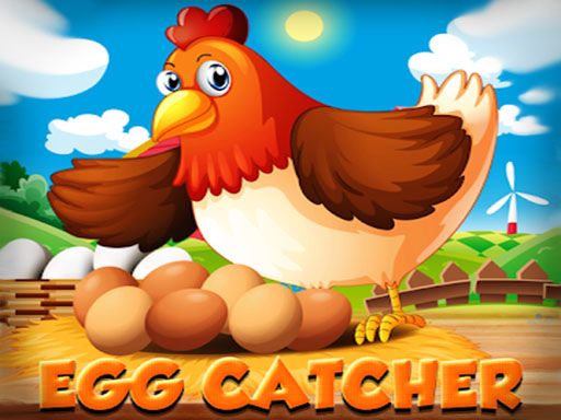 The Super Egg Catcher - browser game screenshot