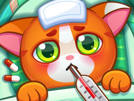 doctor pets hospital - browser game screenshot