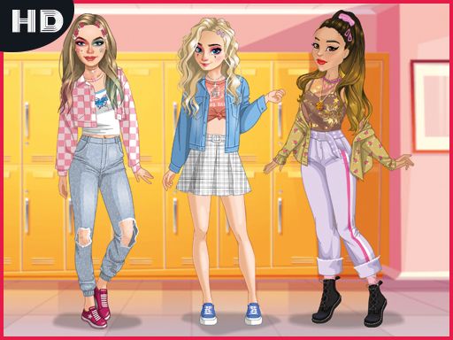 Soft Girl Aesthetic - Dress Up Game - browser game screenshot