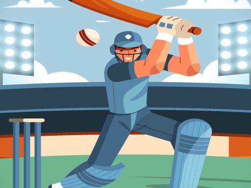 Pong Cricket - browser game screenshot