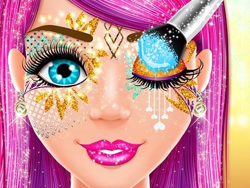 Face paint Game - browser game screenshot