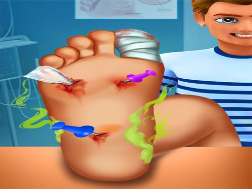 Foot Surgery Hospital - browser game screenshot