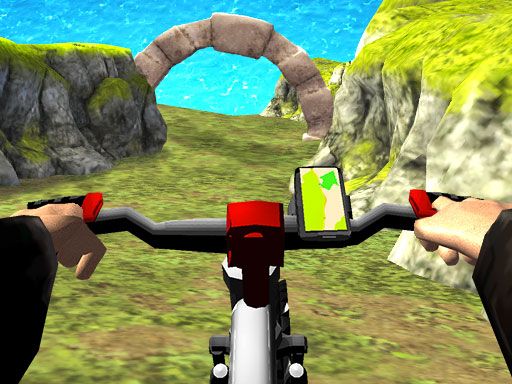 Real MTB Downhill 3D - browser game screenshot