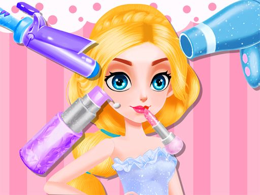 Sweet Princess Beauty Salon - browser game screenshot
