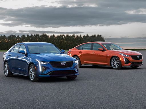 Cadillac CT4-V Jigsaw Puzzle - browser game screenshot