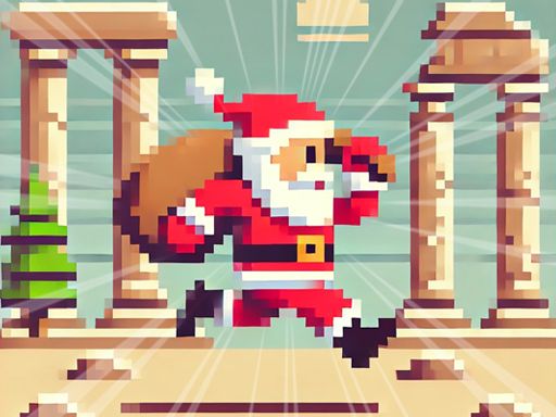 Retro Santa - browser game screenshot