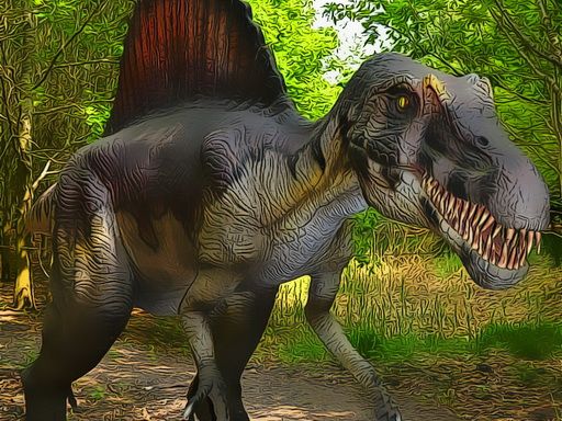 Dinosaurs Jigsaw Dinosaurs Jigsaw - browser game screenshot