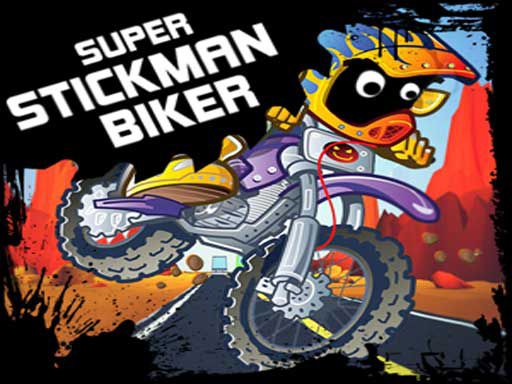 Super Stickman Biker - browser game screenshot