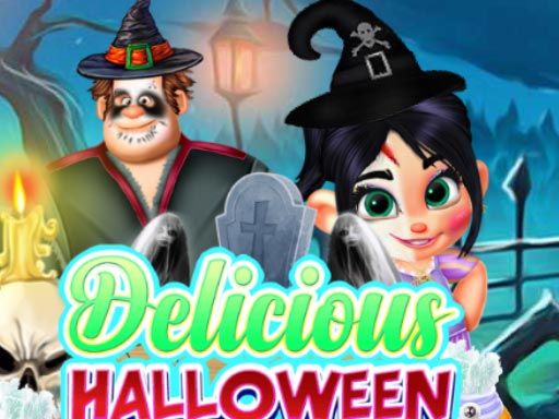 DELICIOUS HALLOWEEN CUPCAKE DRESS UP - browser game screenshot