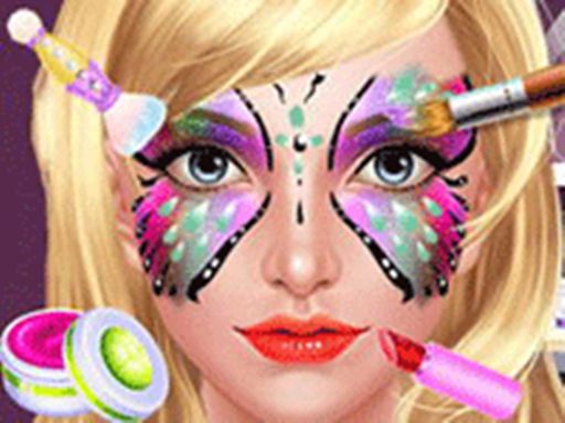 Face Paint Salon - Makeover Game - browser game screenshot