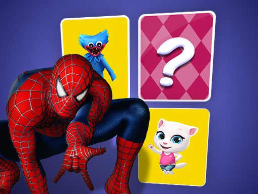 Spiderman Memory Card Match - browser game screenshot