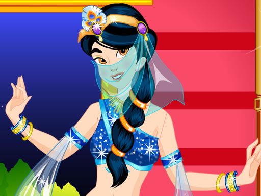 Arabian Princess Wedding Dress up - browser game screenshot