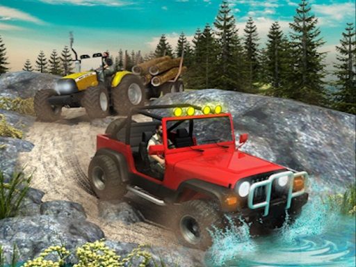 Offroad 4x4 Driving Jeep - browser game screenshot
