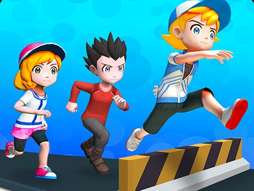 Parkour Run 3D - browser game screenshot