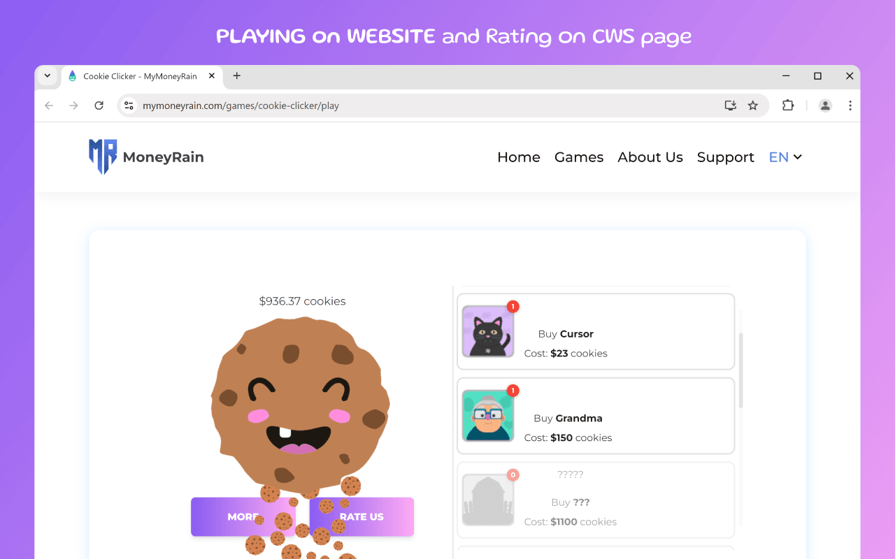 Cookie Clicker Upgrades Menu - Cookie Clicker screenshot 4